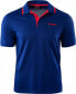 Hi-Tec Koszulka męska Polo Site blue print/high risk red r. XXL