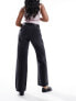 Фото #3 товара Vero Moda high rise wide leg jeans in black wash