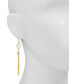 ფოტო #2 პროდუქტის Gold-Tone Imitation Pearl Tassel Earrings