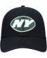 ფოტო #3 პროდუქტის Men's Black New York Jets Clean Up Alternate Adjustable Hat