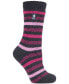 Фото #1 товара Women's Rosebud Multi Twist Stripe Crew Socks