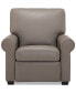Фото #26 товара Orid 36" Leather Roll Arm Pushback Recliner, Created for Macy's
