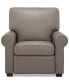 Orid 36" Leather Roll Arm Pushback Recliner, Created for Macy's