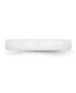 ფოტო #3 პროდუქტის Ceramic White Polished Wedding Band Ring