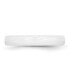 Ceramic White Polished Wedding Band Ring