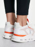 ON Cloudnova Void trainers in white and orange