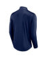 ფოტო #2 პროდუქტის Men's Navy New England Patriots Tough Minded Quarter-Zip Top