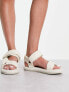 Tommy Jeans soft padded sandal in ecru