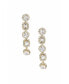 ფოტო #1 პროდუქტის Crystal Droplets Earrings in 18K Gold Plating