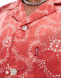 Levi's Sunset Camp short sleeve floral print shirt in red