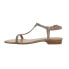 VANELi Brea Chain TStrap Womens Beige Casual Sandals BREA-313118