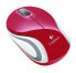 Фото #6 товара Logitech Wireless Mini Mouse M187 - Ambidextrous - Optical - RF Wireless - 1000 DPI - Red