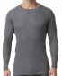 Фото #1 товара Men's Waffle Knit Thermal Long Sleeve Shirt