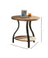 Фото #5 товара Steve Silver Denise 24" Round Wood and Metal End Table