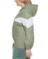 Фото #3 товара Trendy Plus Size Colorblock Rain Slicker Jacket