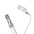 Przewód kabel USB - micro USB 2.4A 2m biały