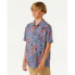 Фото #3 товара Рубашка RIP CURL Lost Islands для мальчиков - Стандартная модель Винтажный рубашечный карман