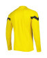 Men's Yellow Borussia Dortmund Raglan DryCELL Quarter-Zip Training Top