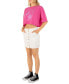 ფოტო #3 პროდუქტის Juniors' Tracy Button-Front Mini Skirt