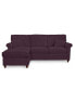 Фото #27 товара Lidia 82" Fabric 2-Pc. Reversible Chaise Sectional Sofa with Storage Ottoman - Custom Colors, Created for Macy's