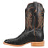 Фото #3 товара R. Watson Boots Full Quill Ostrich Embroidery Square Toe Cowboy Mens Black Dres
