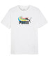 ფოტო #1 პროდუქტის Men's Summer Sports Short-Sleeve Graphic T-Shirt