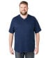 Фото #1 товара Big & Tall by KingSize Heavyweight Pocket V-Neck Tee