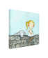 Фото #2 товара Carla Sonheim Girl with Lamb Stone Wall Canvas Art - 19.5" x 26"