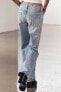 Zw collection relaxed fit straight-leg mid-rise jeans