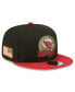 ფოტო #5 პროდუქტის Men's Black, Cardinal Arizona Cardinals 2022 Salute To Service 9FIFTY Snapback Hat