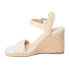 Фото #3 товара BEACH by Matisse Getty Espadrille Wedge Womens Beige, Blue Casual Sandals GETTY