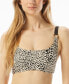 ფოტო #1 პროდუქტის Women's Printed O-Ring Bikini Top