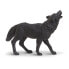 SAFARI LTD Black Wolf Howling Figure