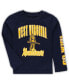 Preschool Boys and Girls Navy, Gold West Virginia Mountaineers Game Day T-shirt Combo Pack