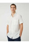 Фото #1 товара Рубашка мужская Koton Basic 3SAM60001HW Классический белый