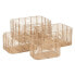 Set of Baskets Natural Resin 46 x 35 x 23 cm (4 Units)