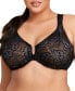 Фото #1 товара Women's Full Figure Wonderwire Front Close Stretch Lace Bra with Narrow Set Straps
