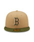 Фото #2 товара Men's Khaki, Olive Boston Red Sox Pink Undervisor 59Fifty Fitted Hat