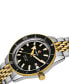 ფოტო #2 პროდუქტის Men's Captain Cook Automatic Two-Tone Stainless Steel Bracelet Watch 42mm