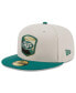 Фото #3 товара Men's Stone, Green New York Jets 2023 Salute To Service 59FIFTY Fitted Hat