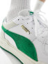 Puma CA Pro suede trainers in white and green