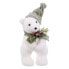 Фото #1 товара Новогоднее украшение Белый Разноцветный Пластик Polyfoam Ткань Медведь 13 x 15 x 30 cm