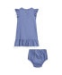 ფოტო #2 პროდუქტის Baby Girls Mixed Logo Cotton Tee Dress