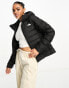 The North Face Aconcagua 3 hooded down puffer jacket in black