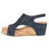 Фото #3 товара Corkys Carley Studded Glitter Wedge Womens Size 9 M Casual Sandals 30-5316-NVGL