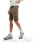 Фото #1 товара AllSaints Underground sweat shorts in brown exclusive to asos