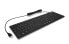KeySonic KSK-8030IN - Full-size (100%) - USB - QWERTZ - Black