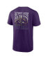 Фото #2 товара Men's Purple Baltimore Ravens Big and Tall Two-Sided T-shirt
