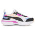 Фото #1 товара Puma Kosmo Rider Bright Lace Up Womens White Sneakers Casual Shoes 38485801