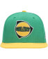 Фото #3 товара Men's Green LA Galaxy Throwback Logo Snapback Hat